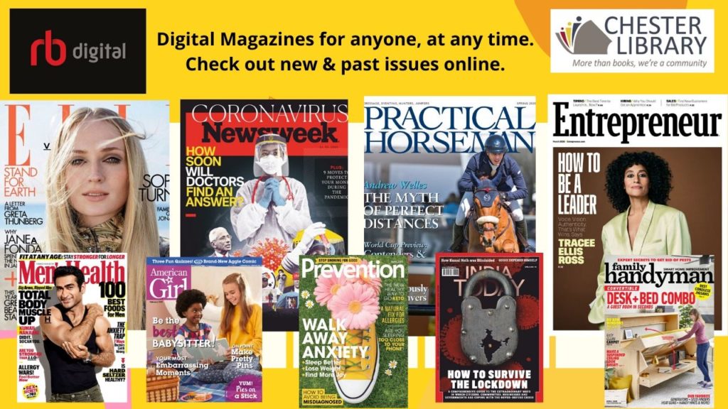 RBdigital Magazines features full-color, digital editions of top magazines for instant desktop reading, mobile streaming, and mobile-app download. You can check out both new and back issues to get all of your favorite digital magazines at your fingertips!