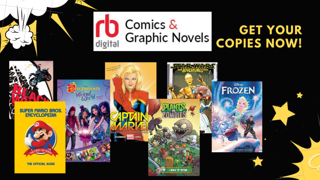 Use your library card to access comics and graphic novels on any computer, tablet or smartphone!
